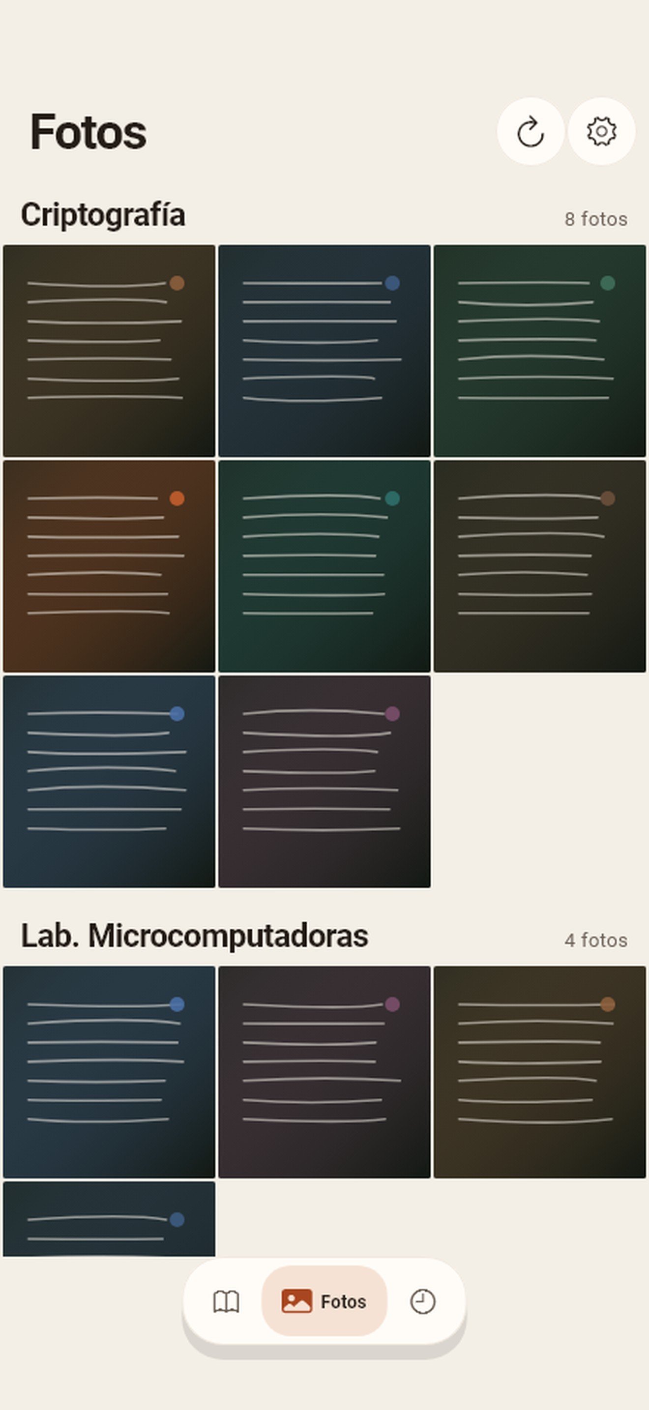 Grid de fotos de Criptografía